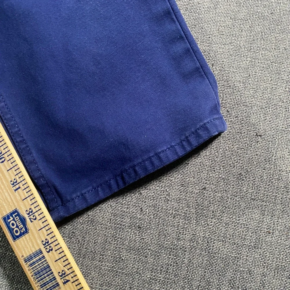 Banana Republic Traveler Athletic Tapered Fit Pants Men 32x34 Navy‎ Blue Chinos